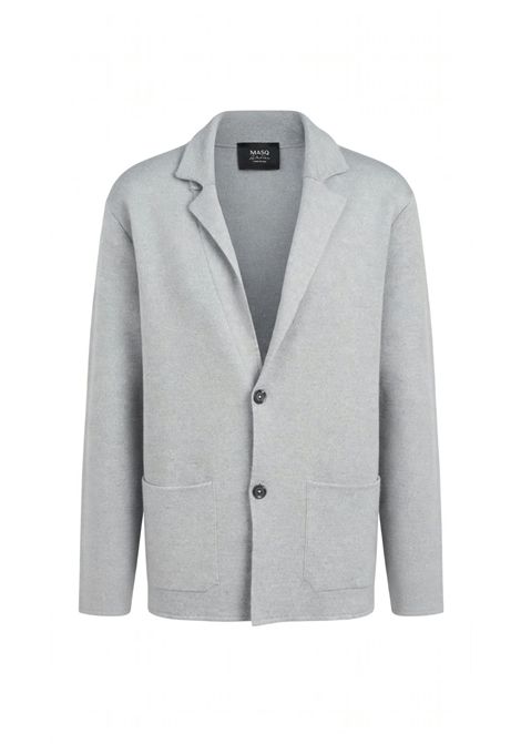 Giacca Cardigan in Maglia Grigio Chiaro MASQ MASQ | M5625 7088650